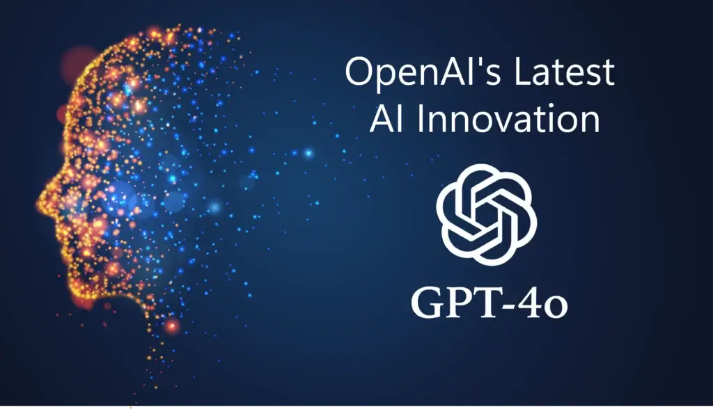 Illustration of OpenAI's GPT-4o AI technology, symbolizing its powerful impact on the future, with a mix of optimism and uncertainty about its potential effects on society.