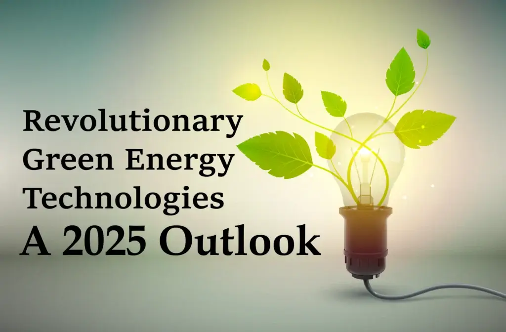 Revolutionary green energy technologies, including AI-driven solar, wind innovations, and sustainable materials for a cleaner future.